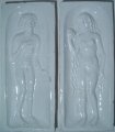 Two oven tiles by Ignatius Taschner
"Adam and Eve"
