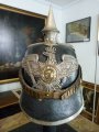 Preußen Pickelhaube Dragoner alt umgebaut