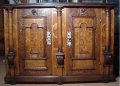 Doublew doored facade cupboard, Biedermeier period