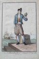 Kupferstich Weigel, Bootsknecht um 1700
"Ein Holländischer Boots - knecht" altkolorierter Kupferstich von Christoph Weigel (1654 - 1725) Maße: 29,5 x 20 cm Tracht, Trachten, Kostüm, Kostüme, Kostümblatt 