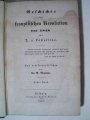 Book about French Revolution, by Reclam, 1849
