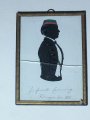 Silhouette of a student (about 1850)