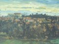 Christian Huber (temporary artist from Dachau):
Blick auf Dachau, about 1995