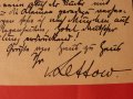 Autograph General Lettow-Vorbeck