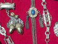 Trachtenschmuck zur Dachauer Männertracht: Schieberkette, Uhrkette, Eichel, Mantelschließe
